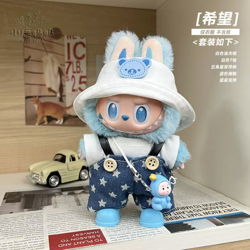 New box unopened For Labubu Doll and clothing set original doll labubu 1.0/ 2.0 /3.0